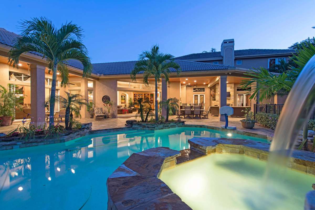resort style pool